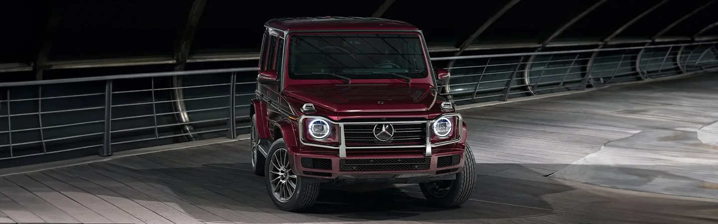 2024 Mercedes-Benz G-Class Specs front side in red