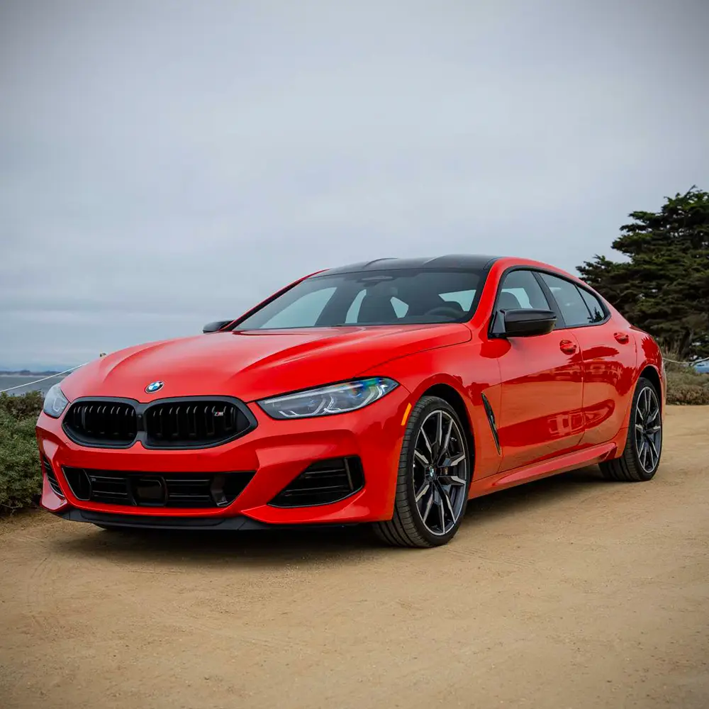 new red BMW Series 8