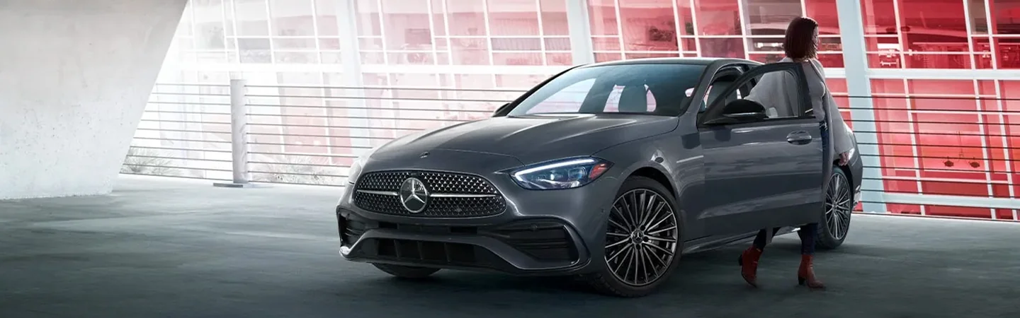 2024 Mercedes-Benz C-Class Specs grey color front view