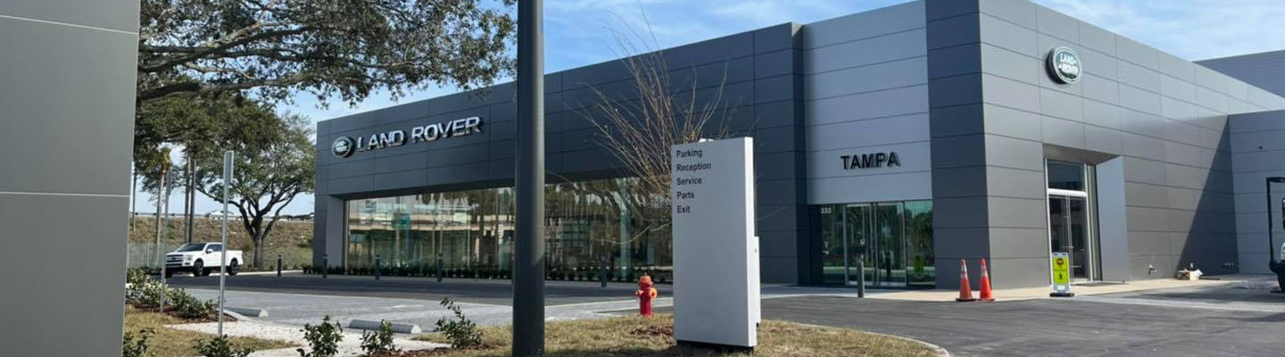 Land Rover Tampa Dealership shot