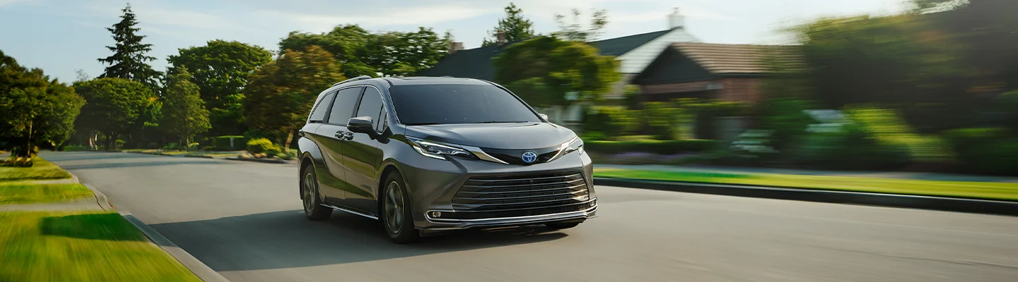 2025 Toyota Sienna cruising the road