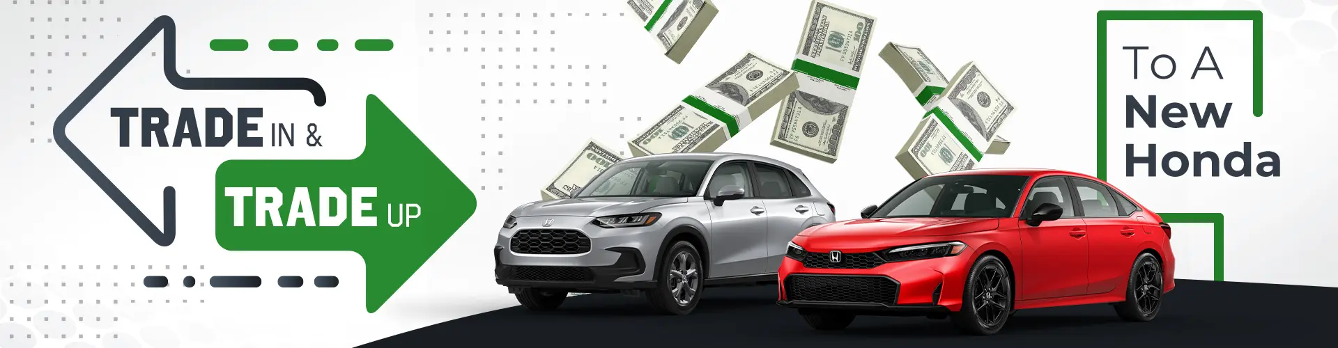 trade in and trade up to a new Honda