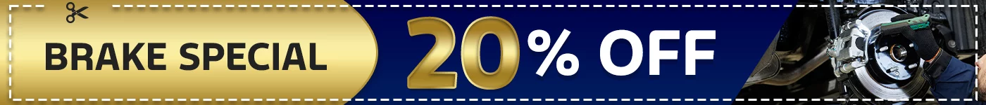 BRAKE SPECIAL 20% OFF