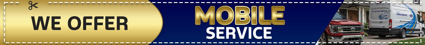 WE OFFER MOBILE SERVICE