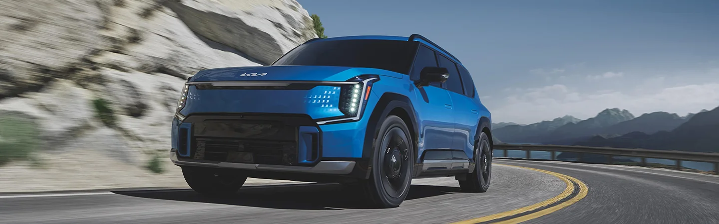 blue 2026 Kia EV9 Light Long Range