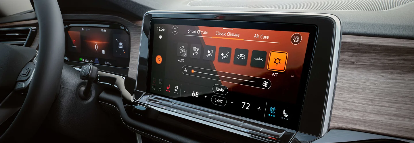 Interior of the 2026 Volkswagen Atlas