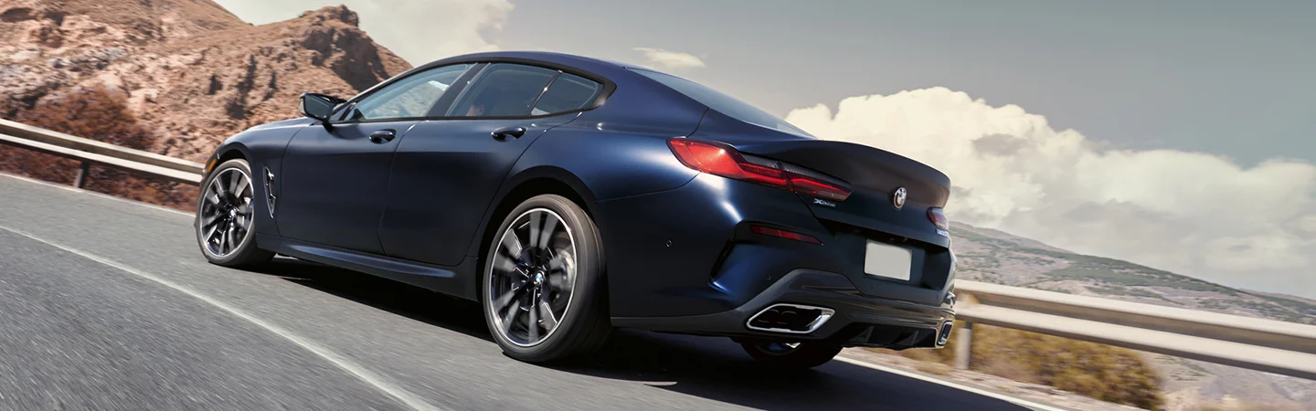 BMW 8 driving