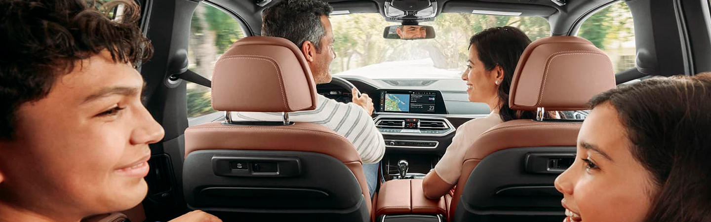 BMW X5 backseat