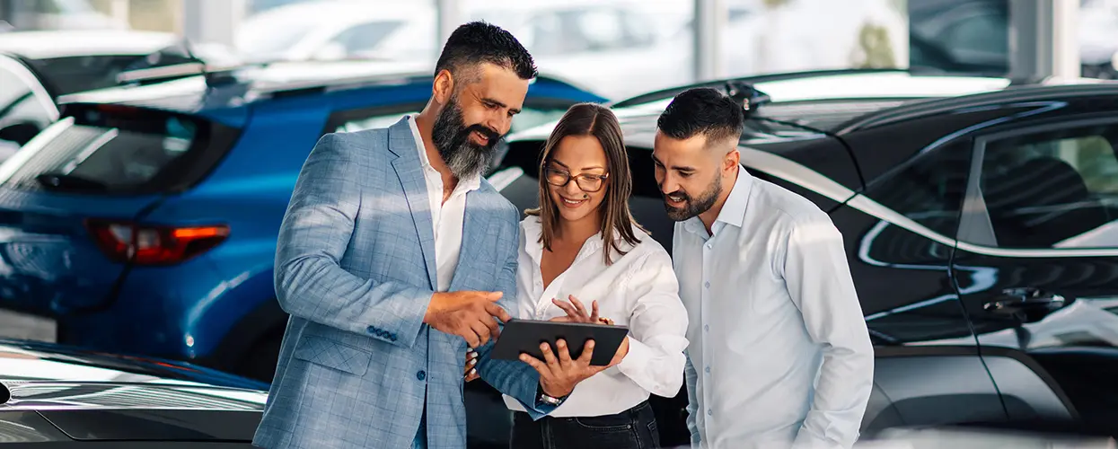 car showroom shopping