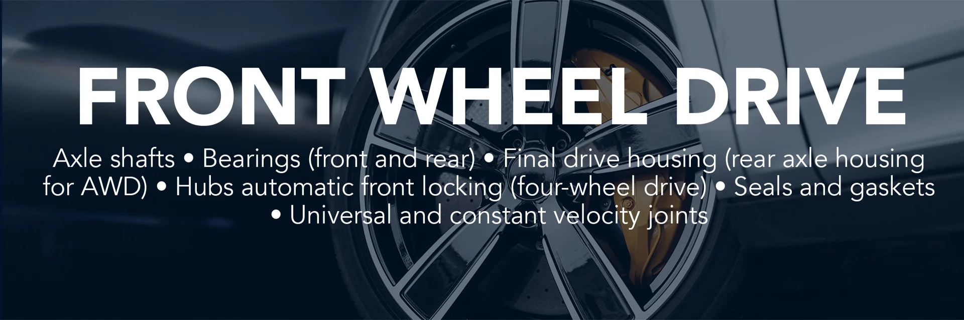 Front Wheel Drive Service details