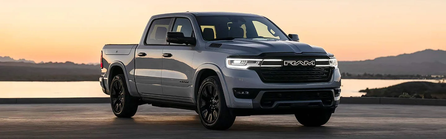 2025 RAM 1500 RAMCHARGER Specs black color front view