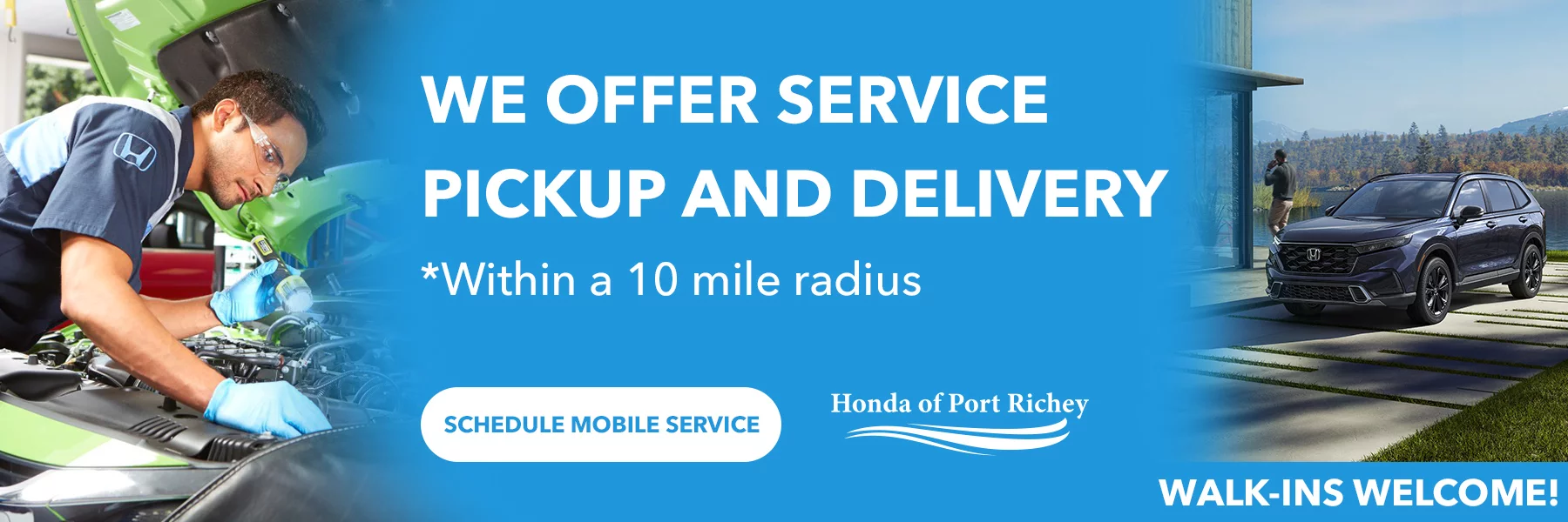 WE OFFER SERVICE PICKUP AND DELIVERY *Within a 10 mile radius