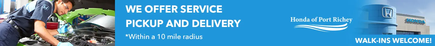we offer service pickup and delivery