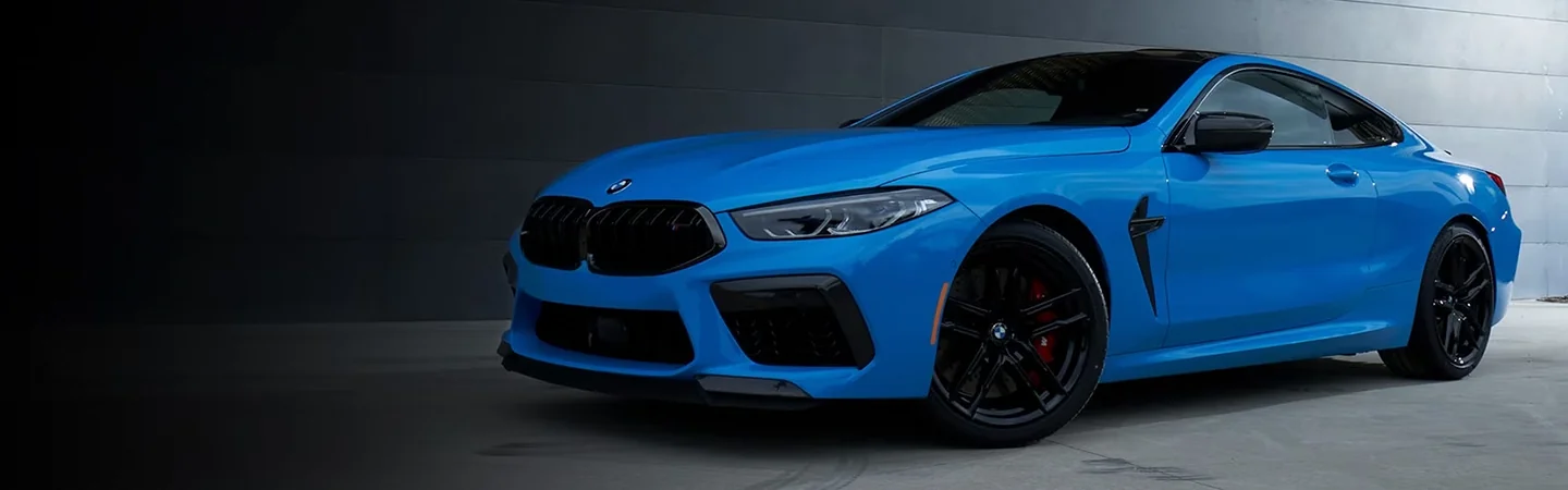 2024 BMW 8 Series bluecolor frontview