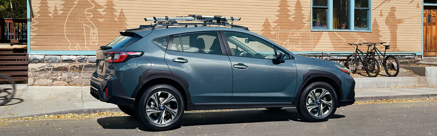 2025 Subaru Crosstrek Wilderness parked in the city