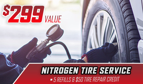 $299 Value – Nitrogen Tire Service