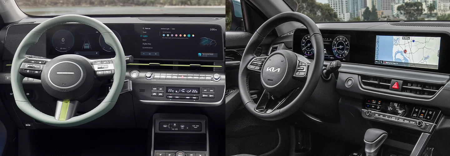 2025 Hyundai Kona vs Kia Seltos  