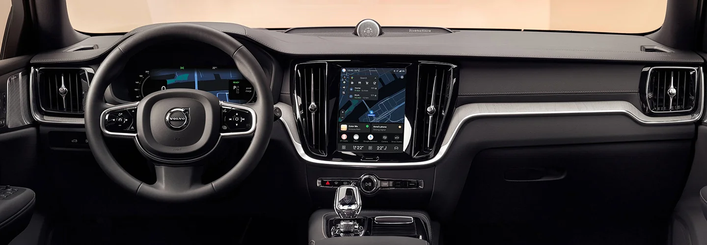 interior view of a 2025 Volvo V60 Cross Country Plus