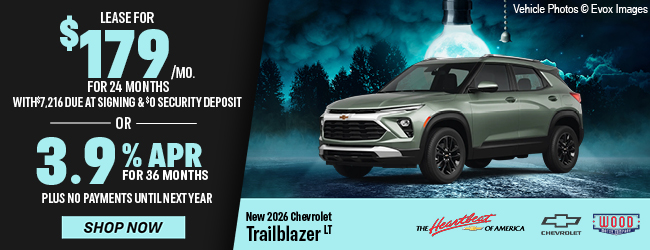 New Chevrolet Trailblazer offer