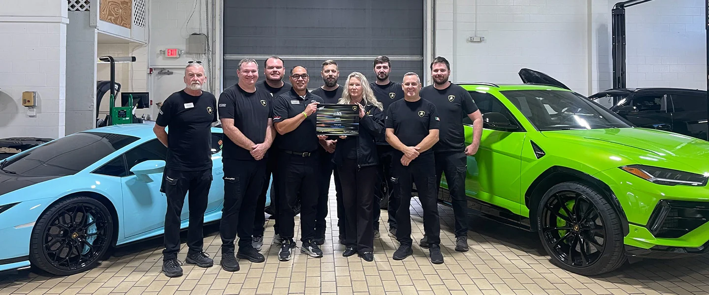 Lamborghini Sarasota Team picture