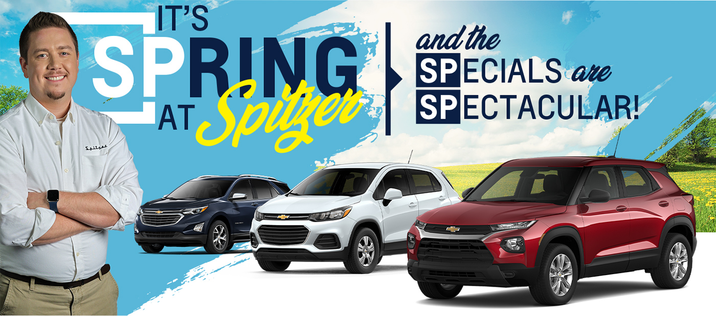Spitzer Chevy North Canton Is A North Canton Chevrolet Dealer And A New Car And Used Car North Canton Oh Chevrolet Dealership Monthly Specials
