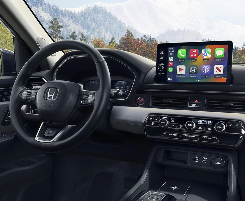2026 Honda Pilot interior view of dash
