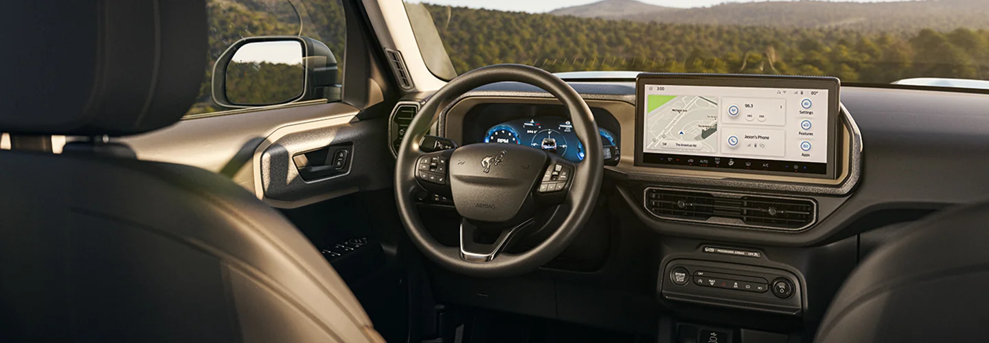 interior of a 2025 Ford Bronco Sport Big Bend
