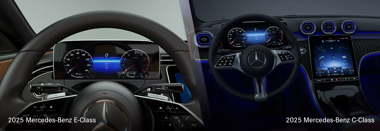 Interior view of the 2025 Mercedes-Benz E-Class