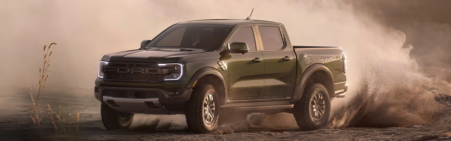 2024 Ford Ranger Specs front side view green