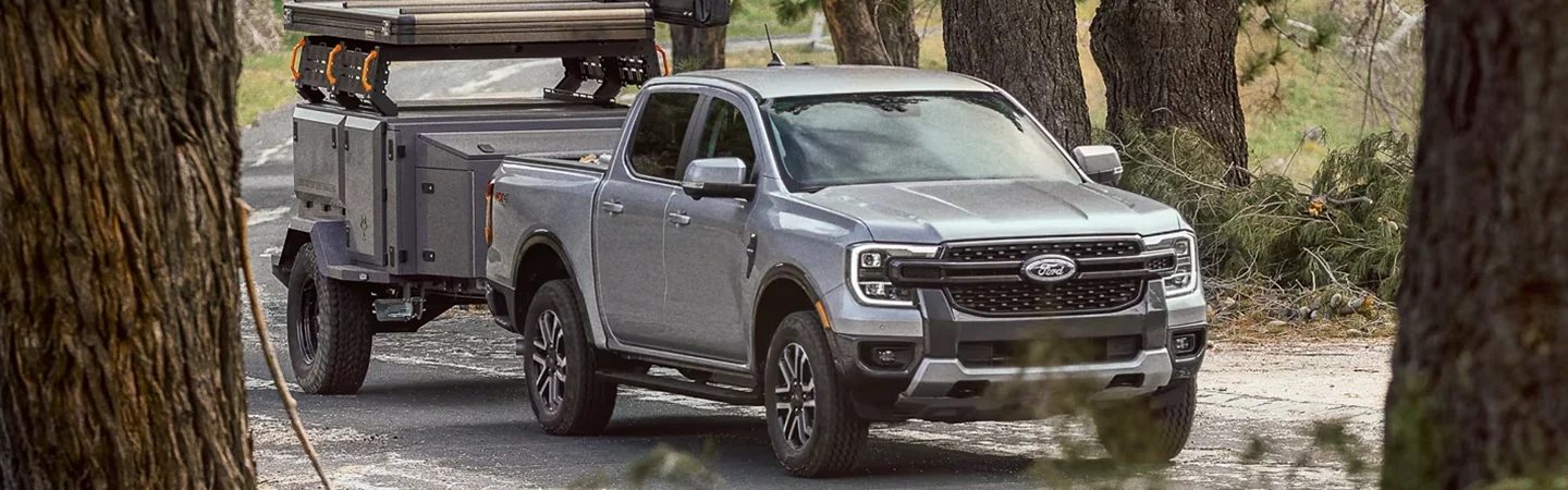 2024 Ford Ranger Specs front side view silver