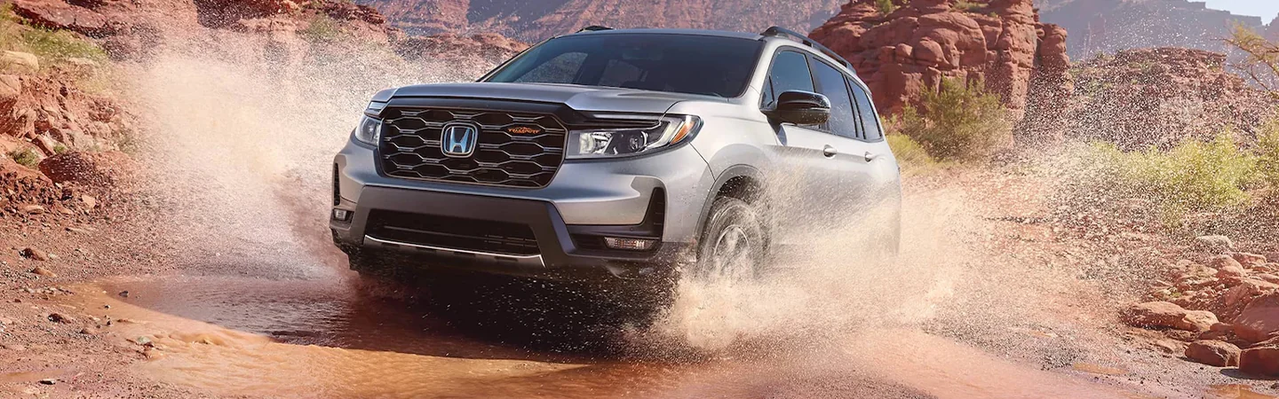 2026 Honda Passport Specs silver front view