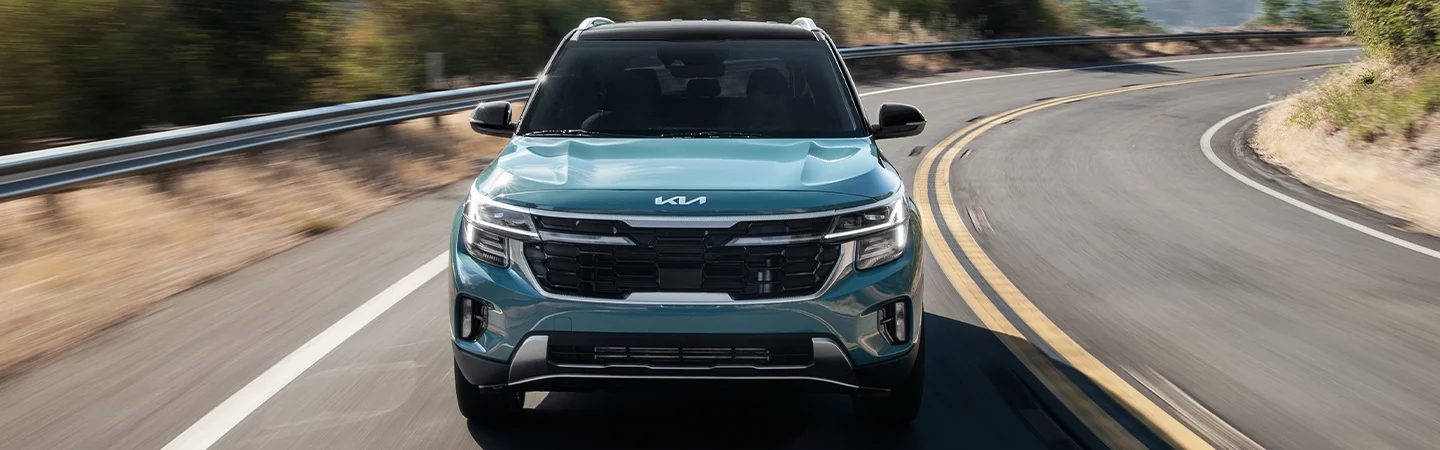 Kia Seltos in aqua