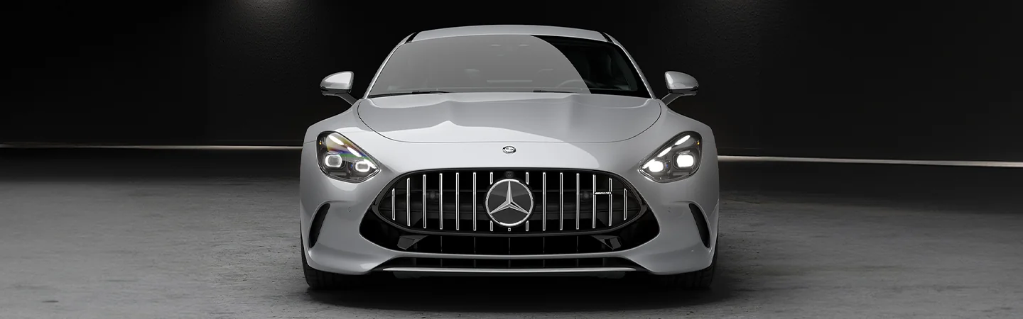 2024 Mercedes-Benz AMG GT Coupe Specs silvercolor frontview