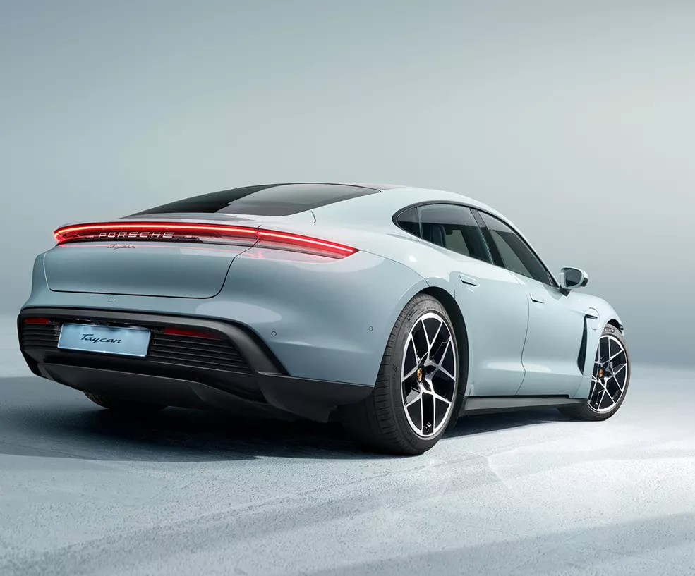 Luxury vehicle exterior side view
