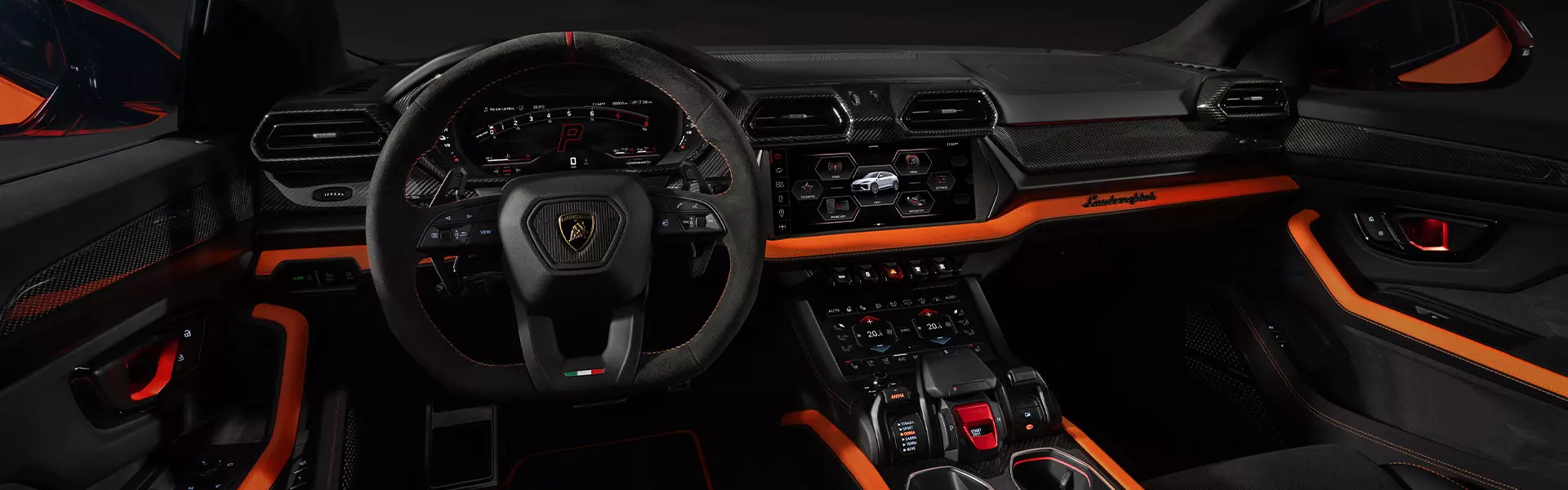 2026 Lamborghini Urus SE interior view