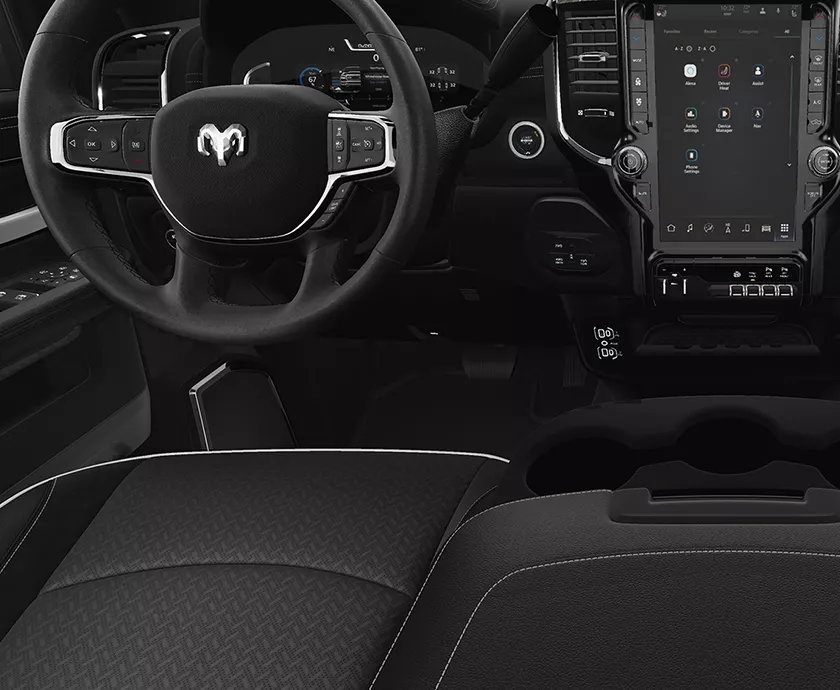 2026 RAM 3500 interior view