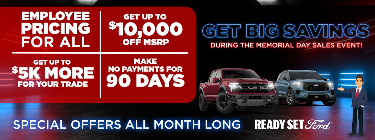 Get Big Savings during Memorial Day sales event