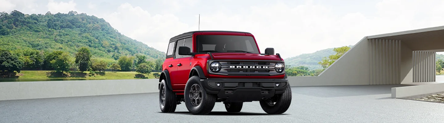 Ruby Metallic Ford Bronco