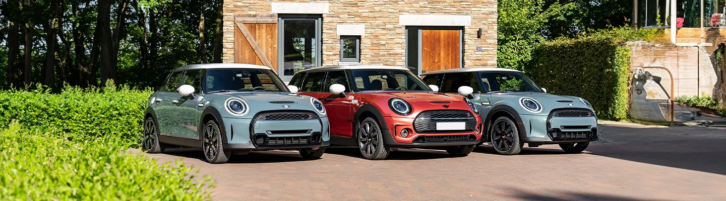 line up of MINIs
