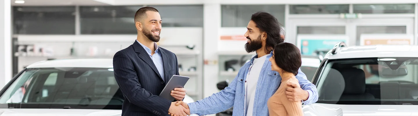 meeting car salesman