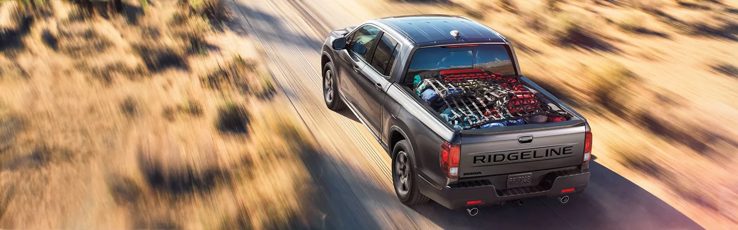 2024 Honda Ridgeline Specs top view in silver