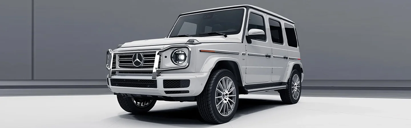 2024 Mercedes-Benz G-Class Specs white color front view