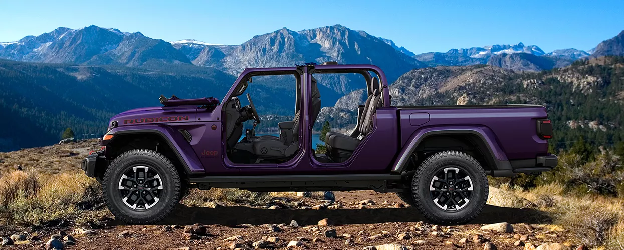 2026 Jeep Gladiator on an off-road trail near Chattanooga, Tennessee