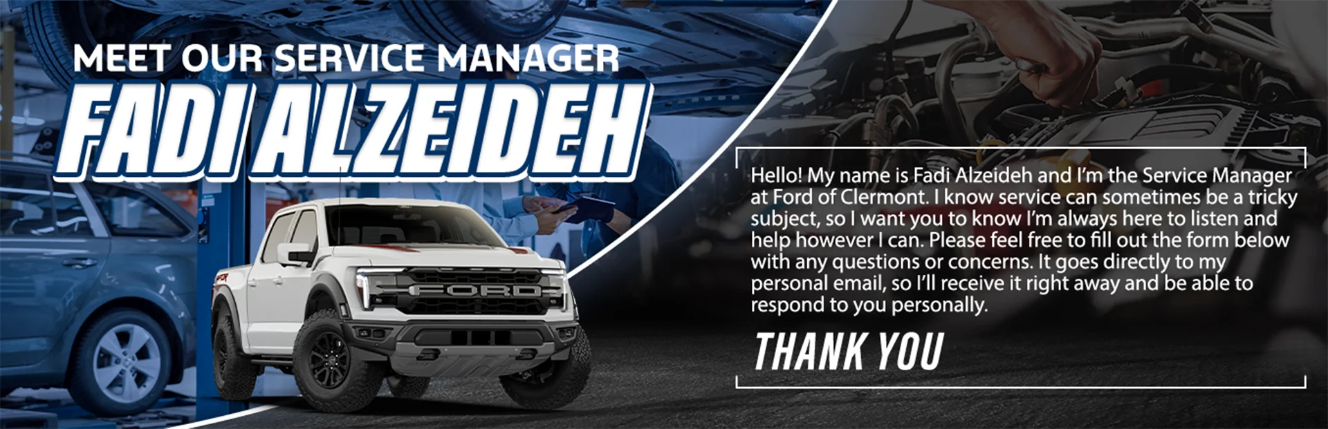 Meet our service manager Fadi Alzeideh
