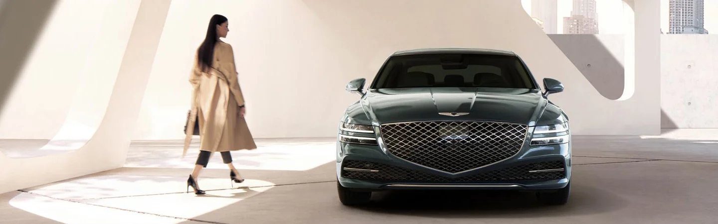 2024 Genesis G80 Specs front side in silver