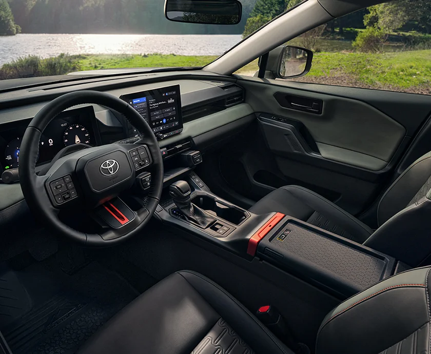 2026 Toyota RAV4 interior view of dash