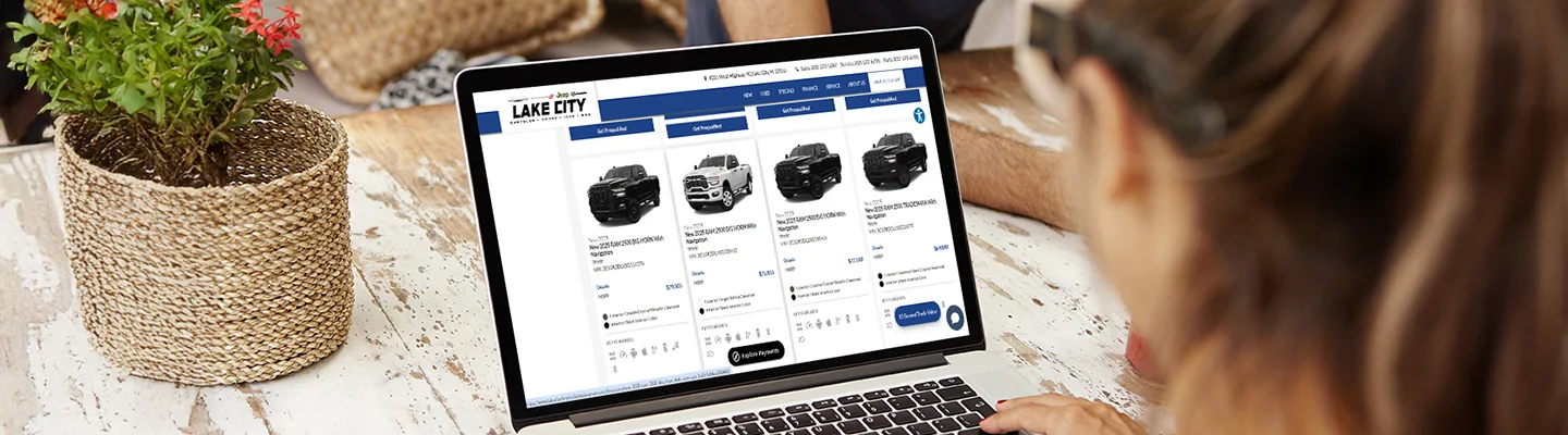 shop cars on our website