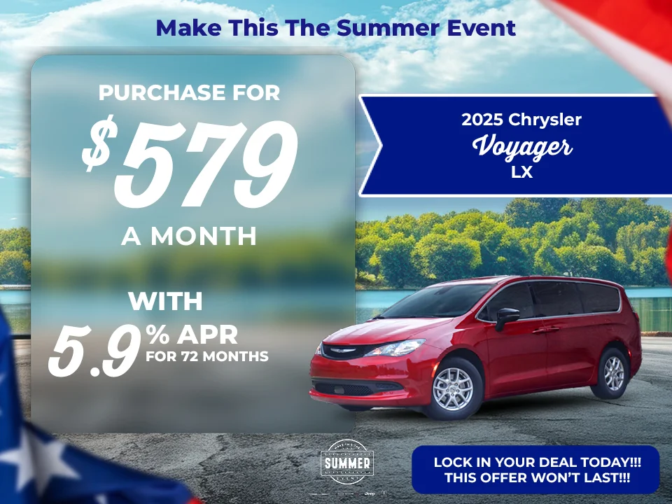2025 New Chrysler Voyager LX special offer