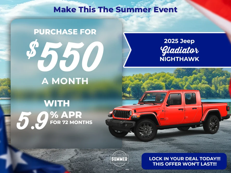 Jeep Gladiator Blackhawk special offer