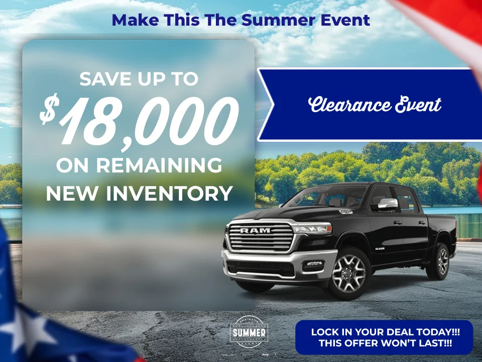 Clearance Event on New 2024 models